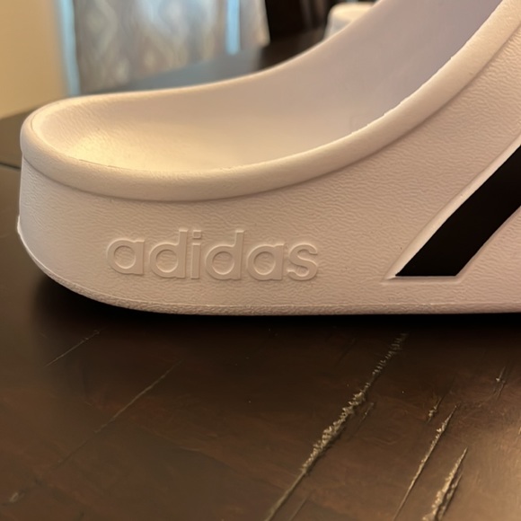 Adidas Adilette Clog Superstar sandals shoes new white black FY8970 Women’s 10 - Picture 10 of 12